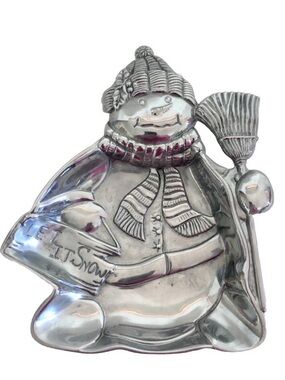 Lenox Snowman Candy Tray
